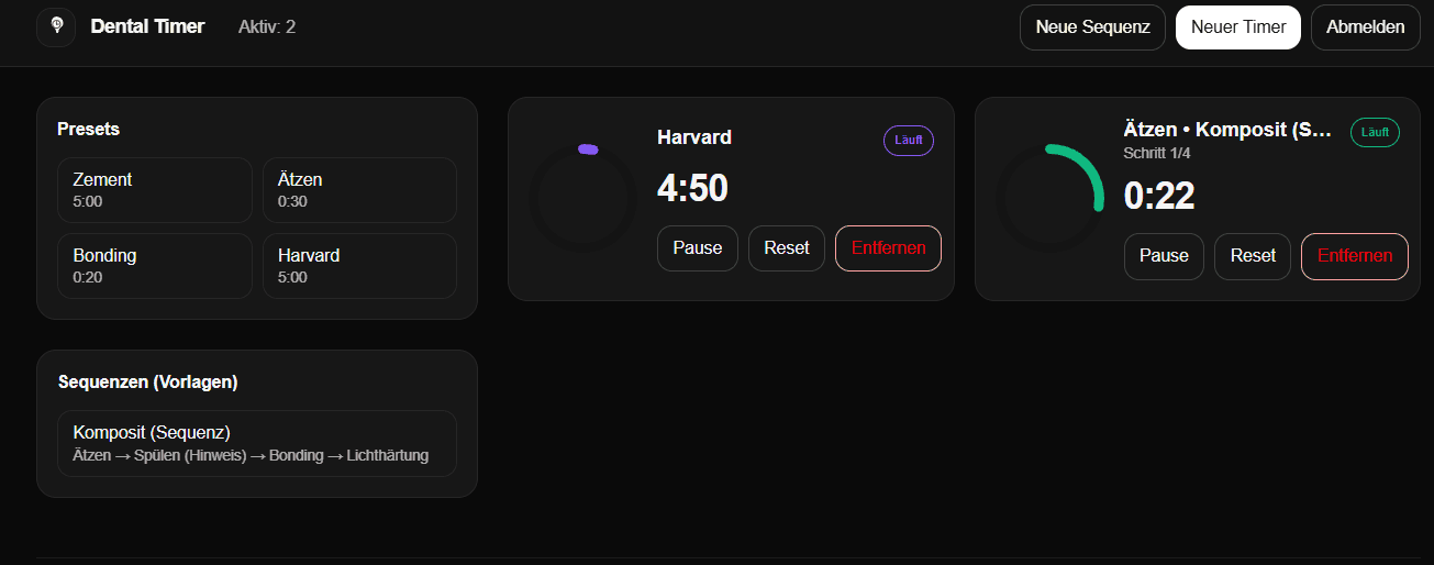 Dental Flow Interface